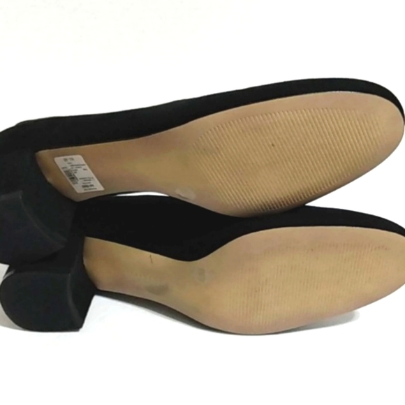 SAKS FIFTH AVENUE NEW BLACK VINCI PUMPS SIZE 8 - Picture 8 of 9